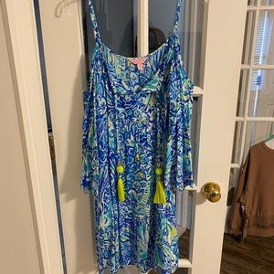 Lilly Pulitzer Alanna Blue Crush dress Size M